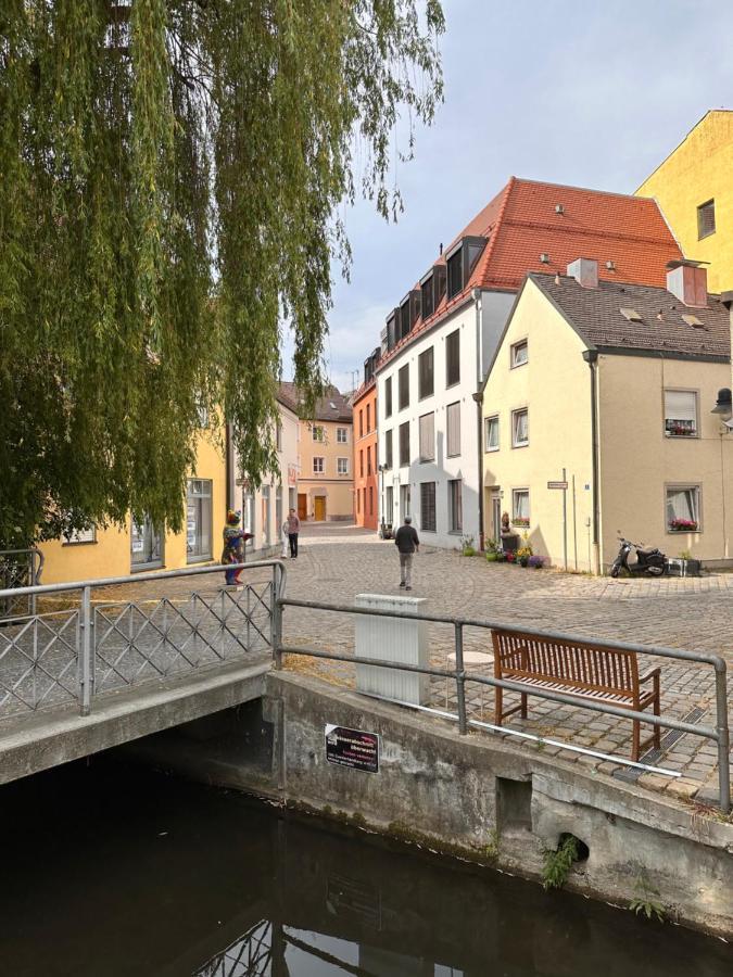 Stadtflair Freising - Moderne Wohnung Im Zentrum Bagian luar foto